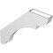 Ekena Millwork 3 1/2-in. W x 30-in. D x 30-in. H Olympic Architectural Grade PVC Knee Brace BRCP035X30X30OLY - alternate 3